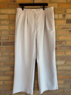 Abercrombie & Fitch Women’s Tan Wide Leg Elastic Waist Trousers 16